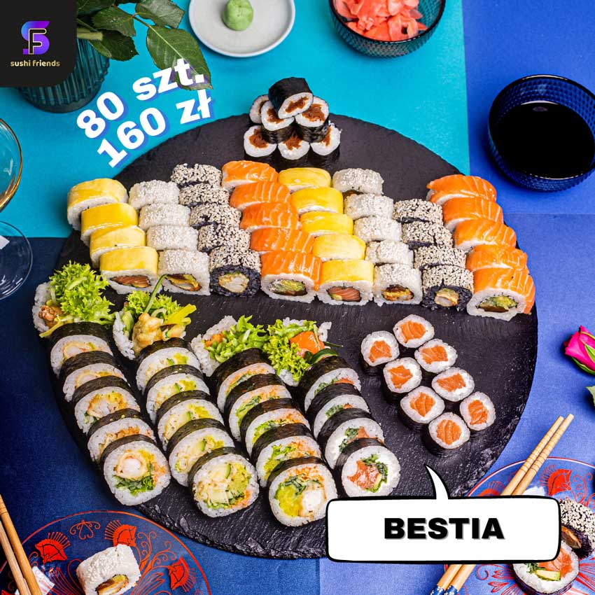 Zestaw walentynkowy BESTIA - Sushi Friends