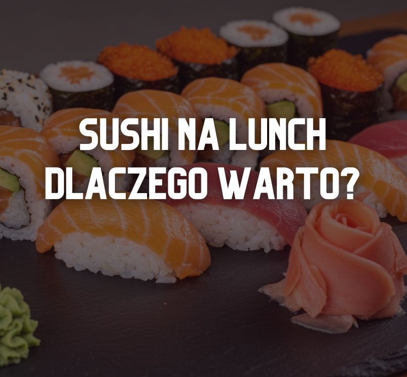 Sushi na lunch z restauracji Sushi Friends w Krakowie